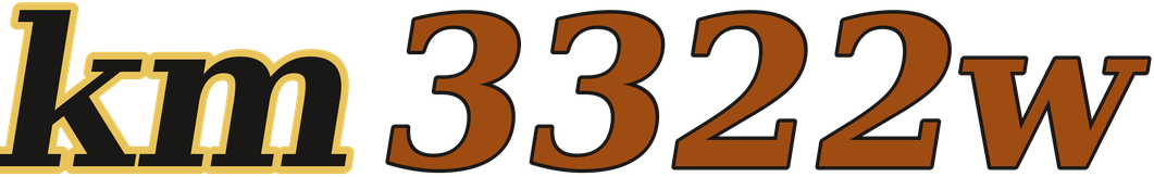 km3322w logo